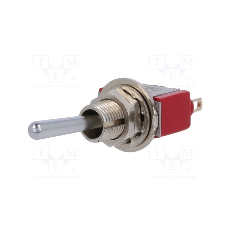 1 pcs x C&K - 7103SYZQE - Switch: toggle, Pos: 3, SP3T, ON-OFF-ON, 2A/250VAC, 5A/28VDC, IP40