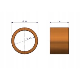 Clutch centering cup sleeve c 380 385