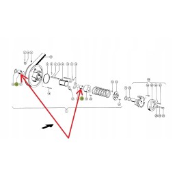 603271 0 threshing gear adjustment bush