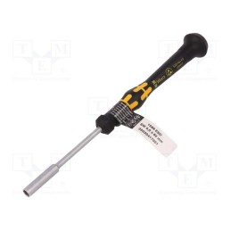 1 pcs x WERA - 5030417001 - Screwdriver, 6-angles socket, precision, ESD, Blade length: 60mm