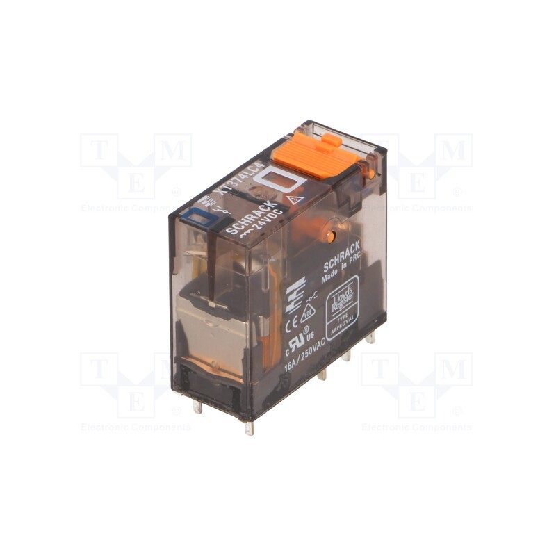 1 pcs x TE Connectivity - 1887112-1 - Relay: electromagnetic, SPDT, Ucoil: 24VDC, Icontacts max: 16A