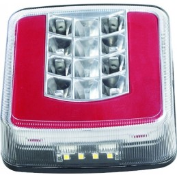 Left rear light, 4 functional LEDs, 12 24v