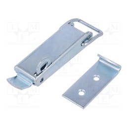 1 pcs x ELESA+GANTER - TLAL.Z-30/193.5+R - Clasp, steel, W: 43mm, L: 193.5mm, 2000N, with padlock hole