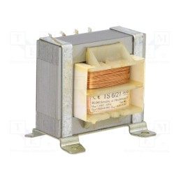 1 pcs x INDEL - TS 6/21 - Transformer: mains, 6VA, 230VAC, 8.5V, 8.5V, 280mA, 280mA, IP00