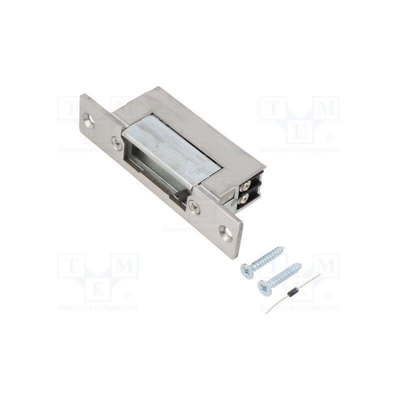 1 pcs x QOLTEC - 52457 - Electromagnetic lock, 12VDC, 25mm