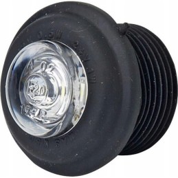 Round LED marker lamp 12 24v, transparent