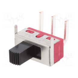1 pcs x C&K - 1101M2S4AQE2 - Switch: slide, Pos: 2, SPDT, 6A/120VAC, 6A/28VDC, ON-ON, THT, 1000