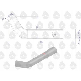 A set of radiator hoses for the C 385 old type