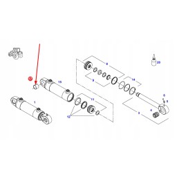 X609521201000 rear linkage piston bush
