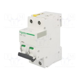 1 pcs x SCHNEIDER ELECTRIC - A9F05225 - Circuit breaker, 400VAC, Inom: 25A, Poles: 2, Charact: D, 6kA, IP20