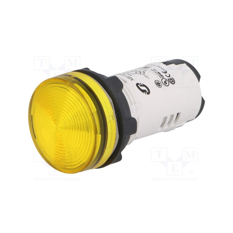 1 pcs x SCHNEIDER ELECTRIC - XB7EV05BP - Control lamp, 22mm, Harmony XB7, -25÷70°C, Illumin: LED, 24V, Ø22mm