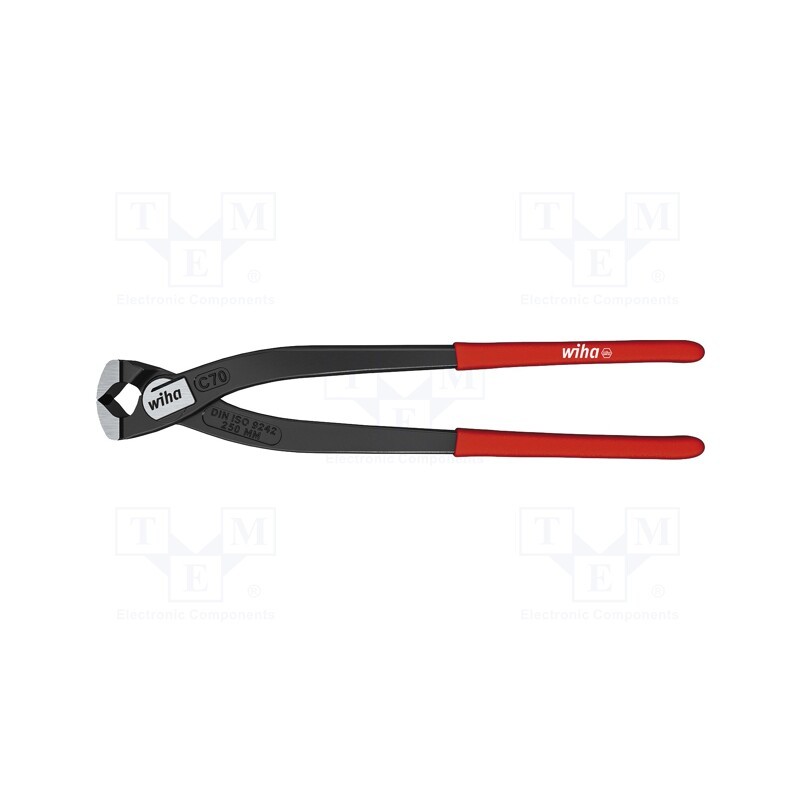 1 pcs x WIHA - 27379 - Concreters nippers, end,cutting, 280mm, Classic, blister