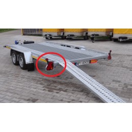 Diagonal front and rear LED marker lamp