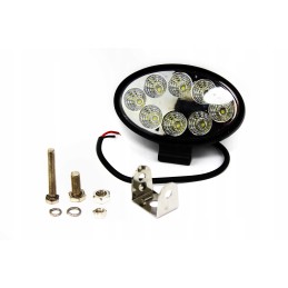 LED work lamp 8 LED oval searchlight 12 24v