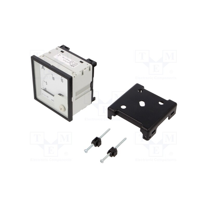 1 pcs x SELEC - AM-I-D-2-15A-CE - Ammeter, on panel, I AC: 0÷15A, Class: 1.5, 50÷60Hz, Features: 90°