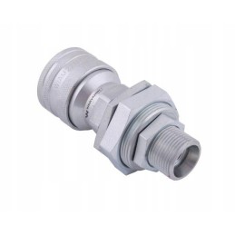 Hydraulic quick connector, long socket, M22x1, 5 threads