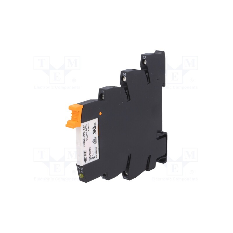 1 set x SCHRACK - 3-1416100-1 - Relay: interface, SPDT, Ucoil: 12VDC, 6A, 6A/250VAC, 6A/28VDC, IP67