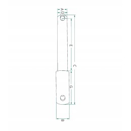 Lower link pin 22 28 181mm cat 1 2