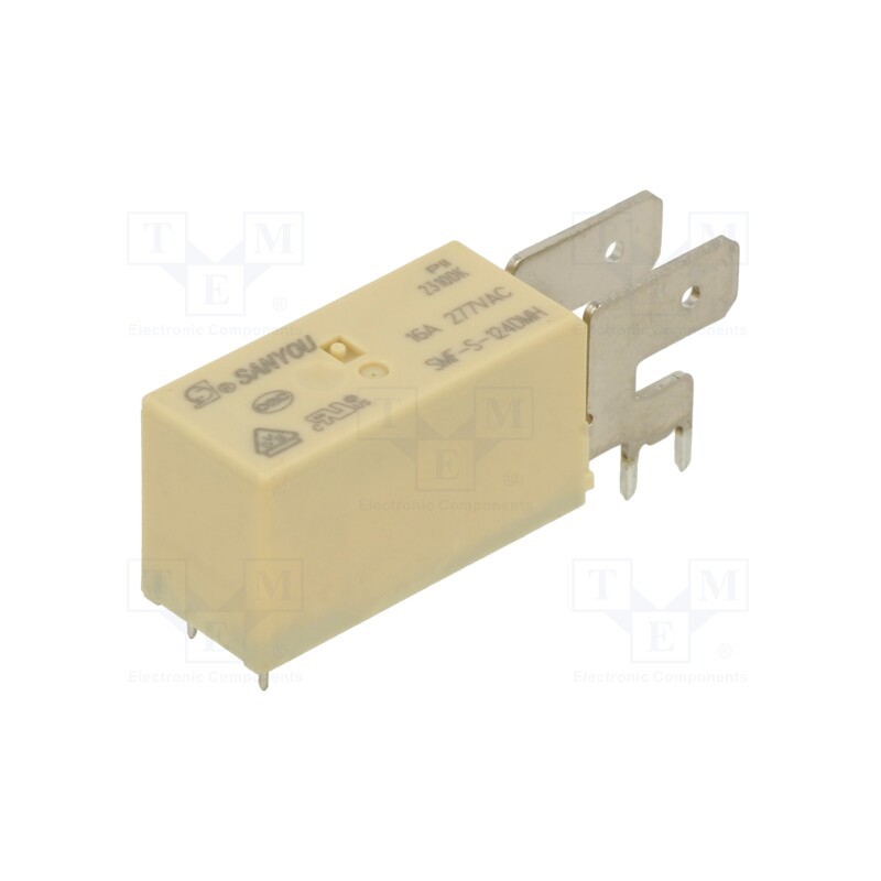 1 pcs x SANYOU - SMF-S-124DMH - Relay: electromagnetic, SPST-NO, Ucoil: 24VDC, Icontacts max: 16A