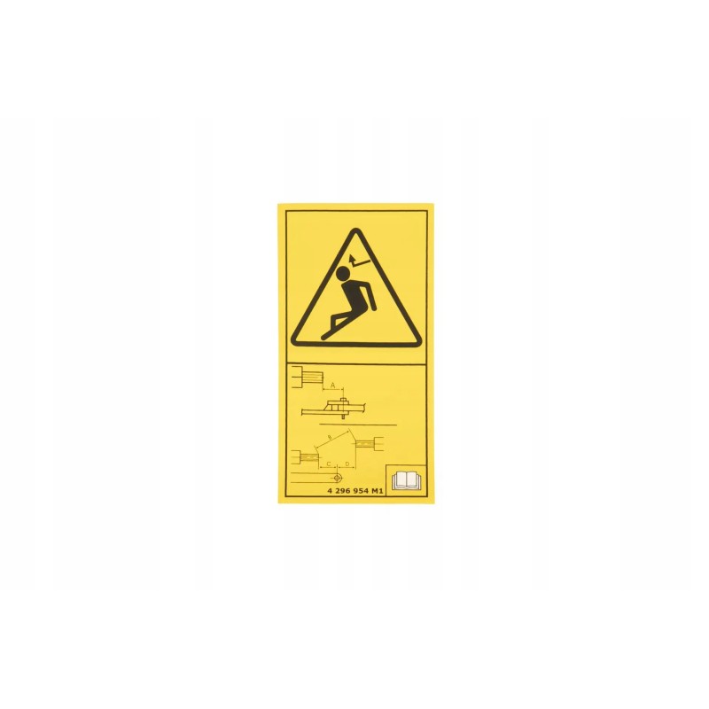 4296954m1 warning sticker