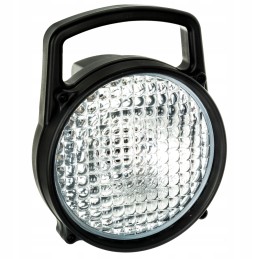Halogen H3 round work lamp with handle