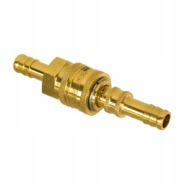 The pneumatic quick connector plugs into the 10mm hose socket