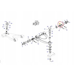Fendt swing arm bearing pin given