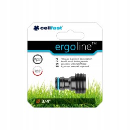 Connection with ergo 3 4 male thread