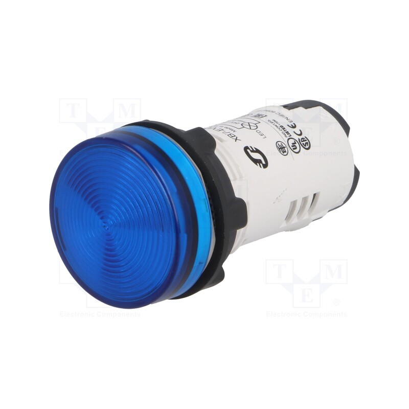 1 pcs x SCHNEIDER ELECTRIC - XB7EV06BP - Control lamp, 22mm, Harmony XB7, -25÷70°C, Illumin: LED, 24V, Ø22mm