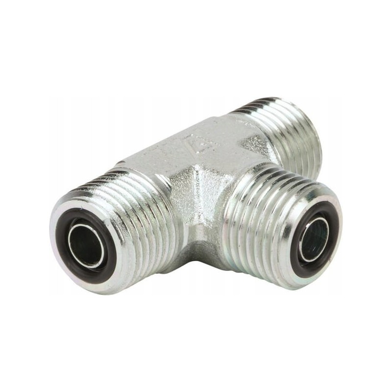 Tee connector 11 16 orfs to11 alfagomma