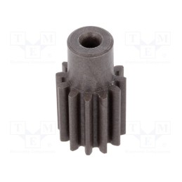 1 pcs x ELESA+GANTER - 550103 - Spur gear, whell width: 25mm, Ø: 14mm, Number of teeth: 12, ZCL