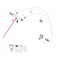 La322543400 grain discharge pipe actuator
