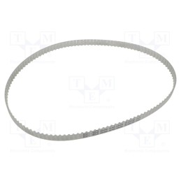 1 pcs x OPTIBELT - T5 610 1077ZA - Timing belt, T5, W: 10mm, H: 2.2mm, Lw: 610mm, Tooth height: 1.2mm