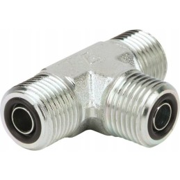 Tee connector 13 16 orfs to13 alfagomma