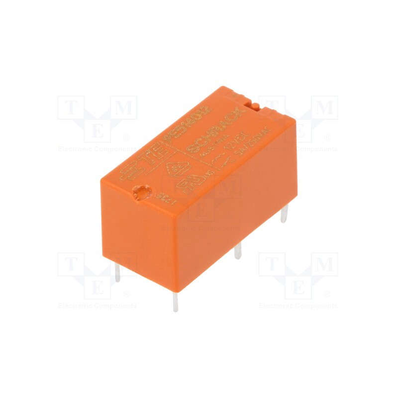 1 pcs x TE Connectivity - 2-1393219-0 - Relay: electromagnetic, SPDT, Ucoil: 12VDC, Icontacts max: 5A, PCB