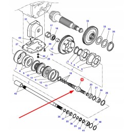 3794497m3 front drive clutch shaft