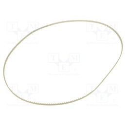 1 pcs x OPTIBELT - T5 1075 677ZA - Timing belt, T5, W: 6mm, H: 2.2mm, Lw: 1075mm, Tooth height: 1.2mm
