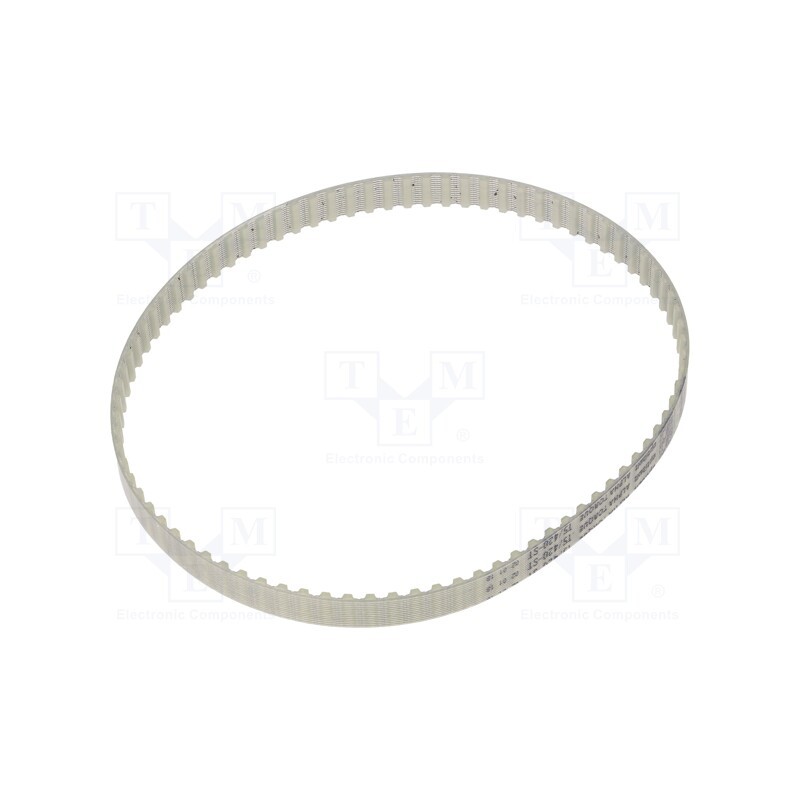 1 pcs x OPTIBELT - T5 420 1077ZA - Timing belt, T5, W: 10mm, H: 2.2mm, Lw: 420mm, Tooth height: 1.2mm