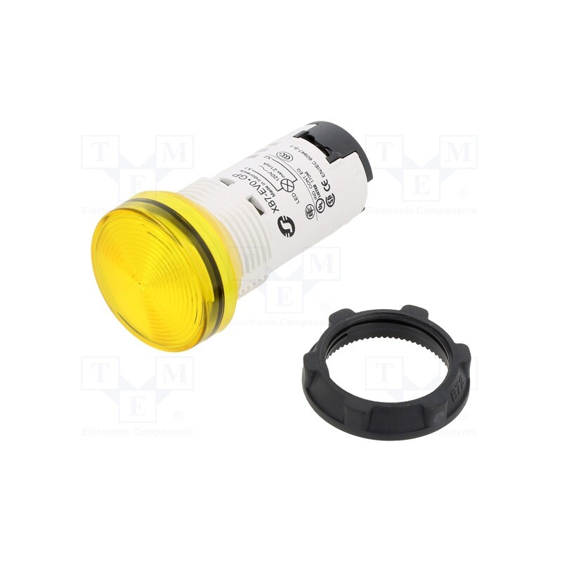 1 pcs x SCHNEIDER ELECTRIC - XB7EV05GP - Control lamp, 22mm, Harmony XB7, -25÷70°C, Illumin: LED, 120V, IP65