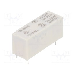 1 pcs x HONGFA RELAY - HF118F/005-1ZS1T - Relay: electromagnetic, SPDT, Ucoil: 5VDC, 10A, 10A/250VAC, PCB