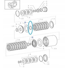 Pierscien new holland ford fiat 5164926 cnh