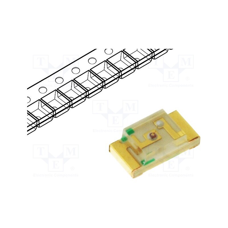 5 pcs x KINGBRIGHT ELECTRONIC - KP-3216EC - LED, SMD, 1206, red, 4÷12mcd, 3.2x1.6x1.1mm, 120°, 2÷2.5V, 20mA