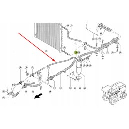 069513 0 air conditioning hose