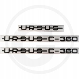 Ursus C 360 hood sticker set