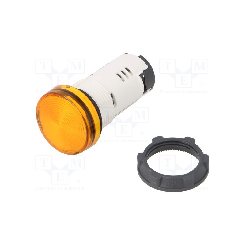 1 pcs x SCHNEIDER ELECTRIC - XB7EV08GP - Control lamp, 22mm, Harmony XB7, -25÷70°C, Illumin: LED, 120V, IP65