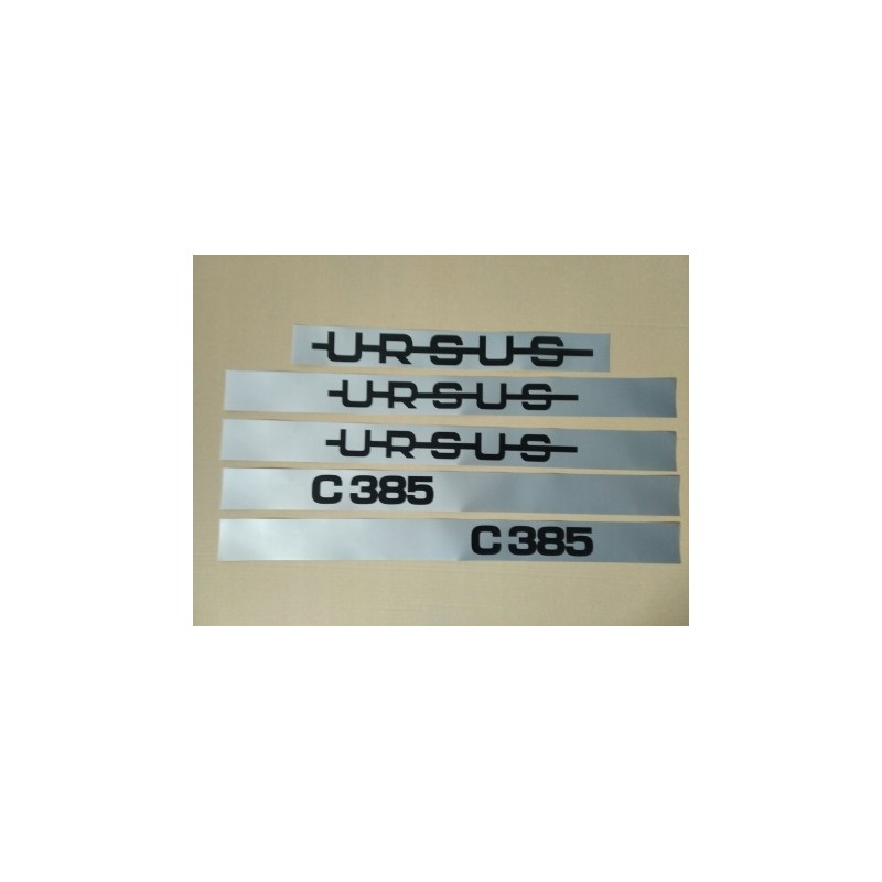 Ursus C 385 hood sticker set