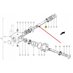 076505 0 angle gear shafts