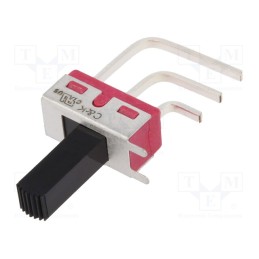 1 pcs x C&K - 1101M2S6AV2QE2 - Switch: slide, Pos: 2, SPDT, 6A/120VAC, 6A/28VDC, ON-ON, THT, 1000