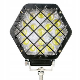 16 LED work lamp with halogen protective grille