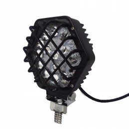 16 LED work lamp with halogen protective grille